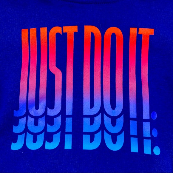 Nike Boys Long Sleeve Pullover Hoodie, Deep Royal Blue NWT - Picture 2 of 5